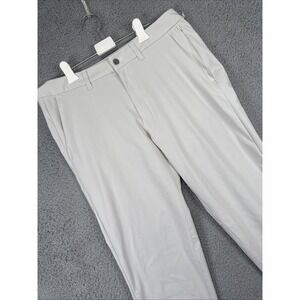 Lululemon Pants Mens 34 (fit 36x32) Beige Commission Classic Slim Warpstreme